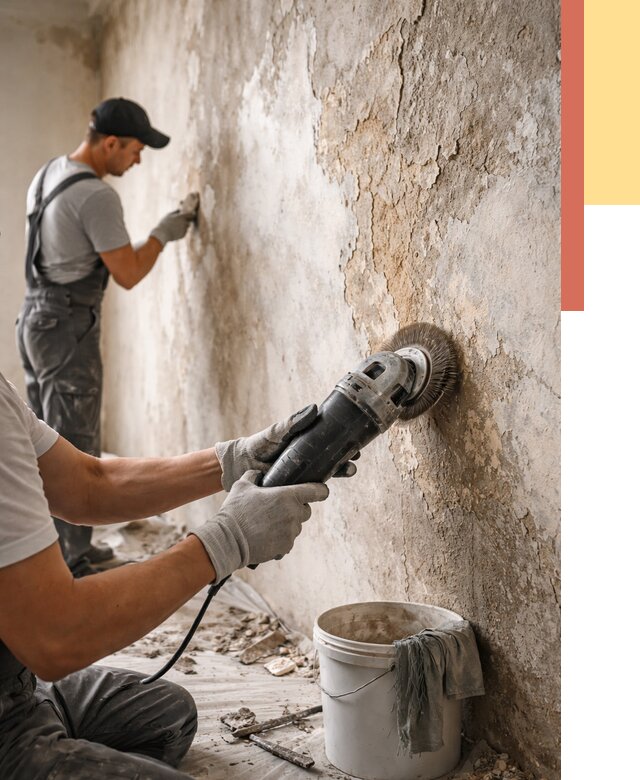 Снятие и удаление краски со стен в Кирове от 2135 руб. — ОТДЕЛОЧНИК-Кро