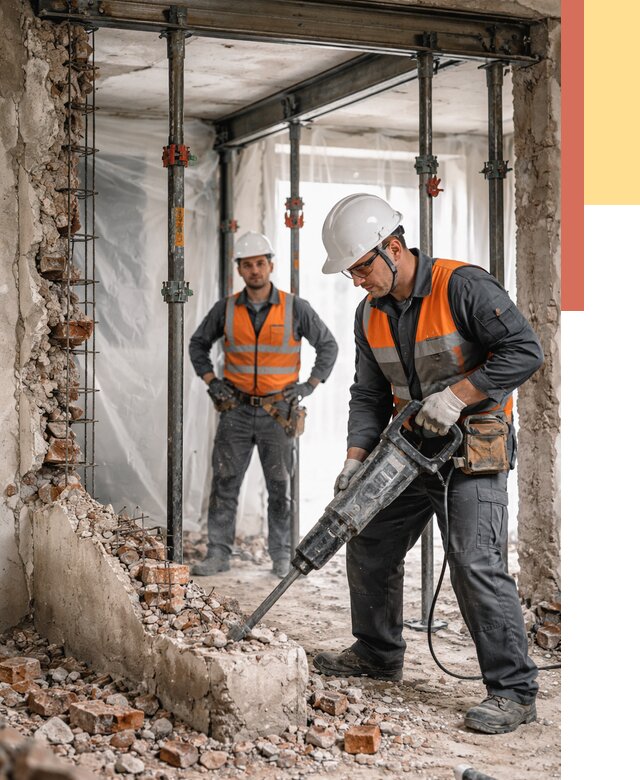 Снос несущих стен в Кирове от 10419 руб. — демонтаж несущей стены под ключ | ОТДЕЛОЧНИК-Кро