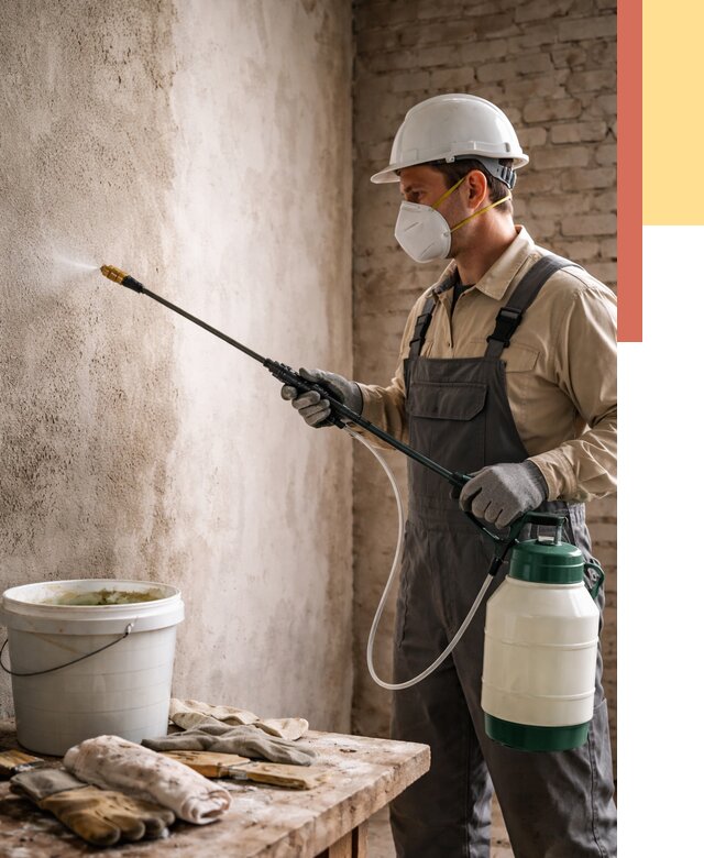 Антисептическая обработка стен в Кирове от 1220 руб. — быстро и недорого | ОТДЕЛОЧНИК-Кро