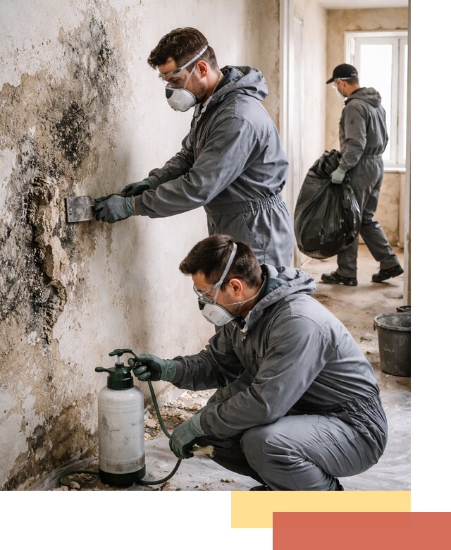 Удаление плесени со стен профессионально в Кирове