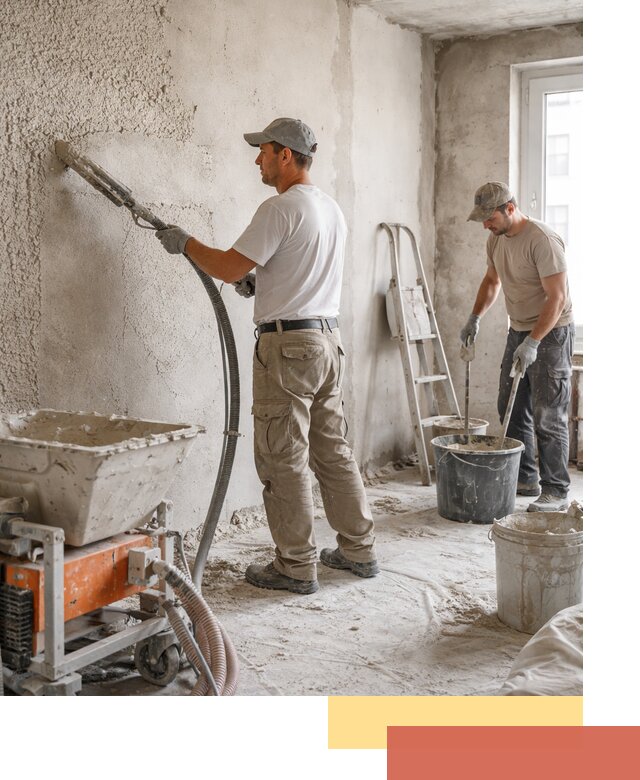 Машинная штукатурка стен в Кирове — быстро и качественно