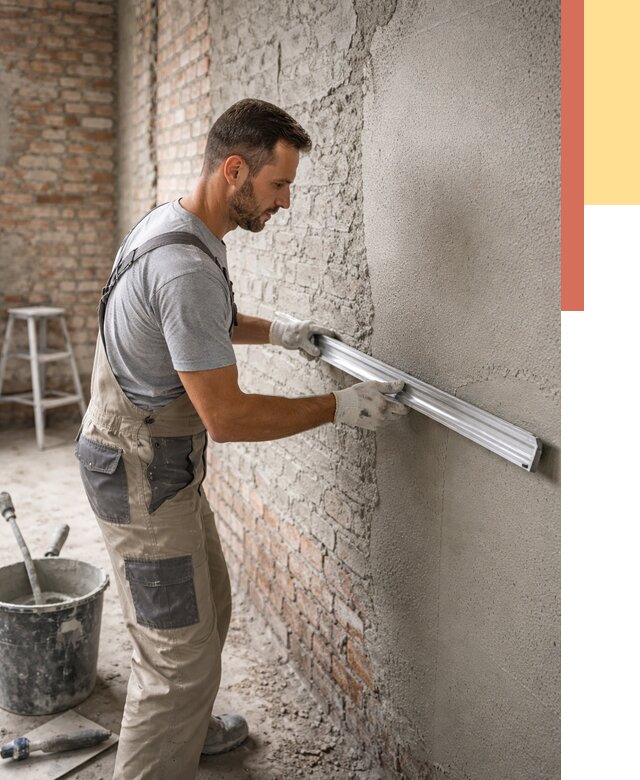 Штукатурка кирпичных стен в Кирове от 4574 руб/м2 — быстро и недорого | ОТДЕЛОЧНИК-Кро