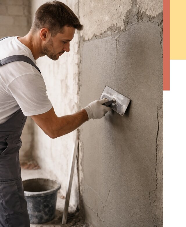 Штукатурка стен под плитку в Кирове от 4269 руб./м2 — выравнивание под плитку | ОТДЕЛОЧНИК-Кро