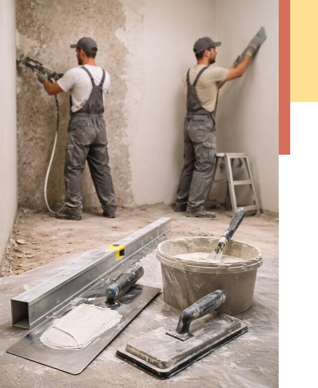 Штукатурка стен под обои в Кирове от 4574 руб./м2 — выравнивание под обои | ОТДЕЛОЧНИК-Кро