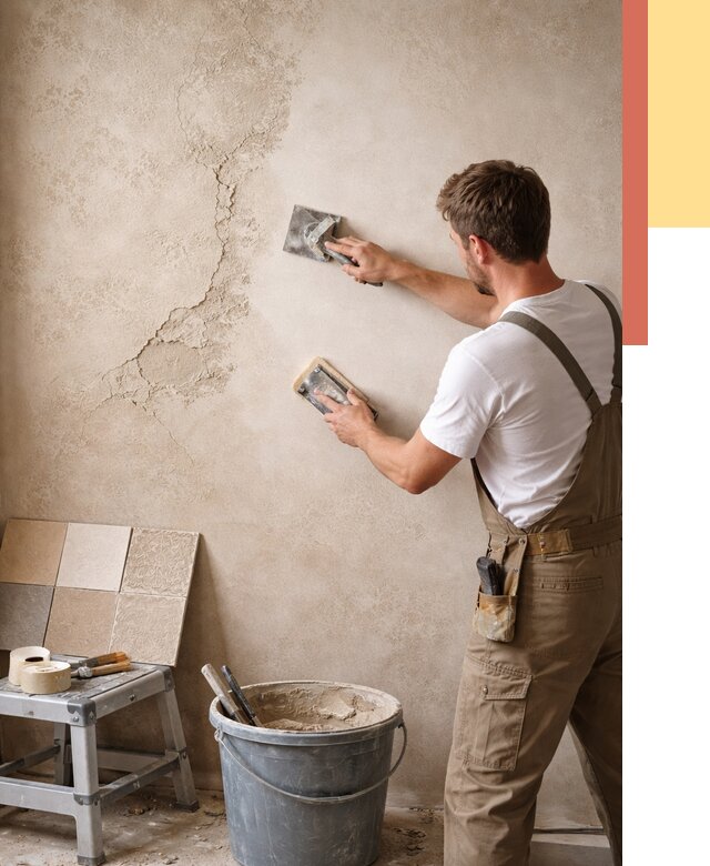 Ремонт декоративной штукатурки в Кирове от 4574 руб. под ключ | ОТДЕЛОЧНИК-Кро