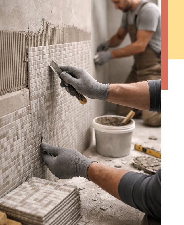 Облицовка стен мозаикой в Кирове от 3253 руб/м2 — укладка мозаики на стены | ОТДЕЛОЧНИК-Кро