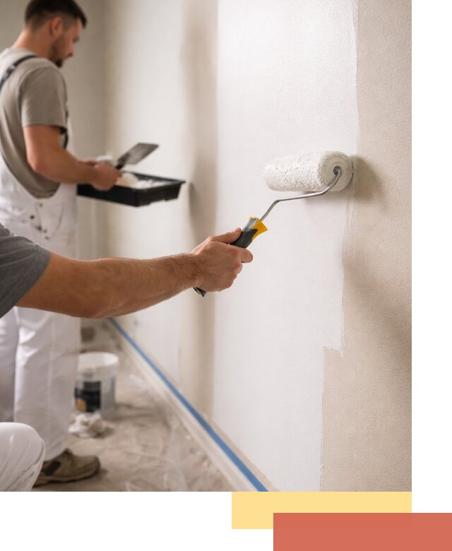 Покраска стен акриловой краской профессионально в Кирове