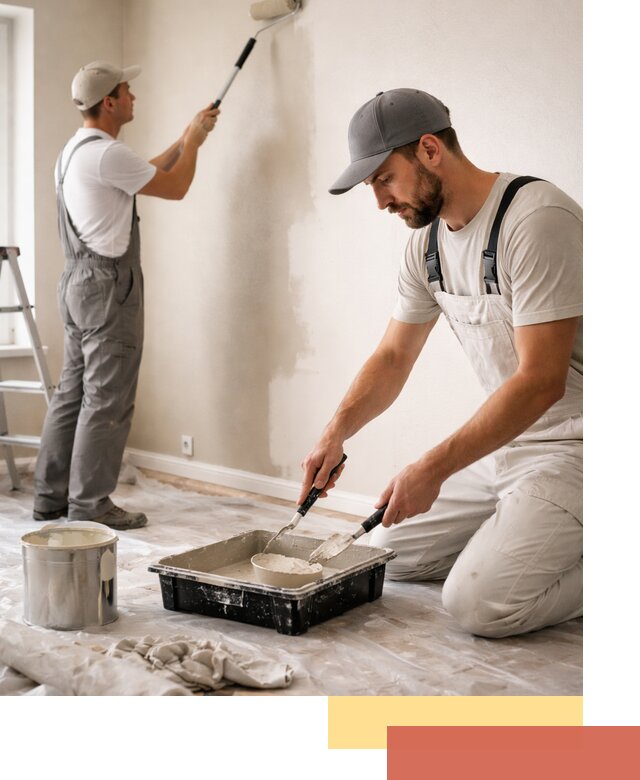 Покраска стен в квартире в Кирове — профессионально и аккуратно