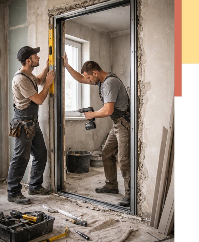 Закладка дверного проема в Кирове от 3558 руб. — быстро и недорого | ОТДЕЛОЧНИК-Кро