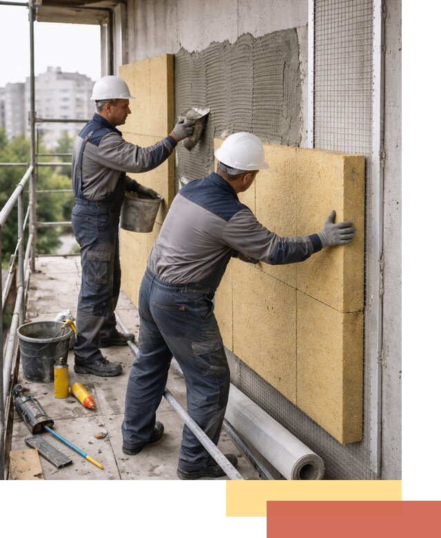 Утепление стен зданий и домов в Кирове качественно и надежно