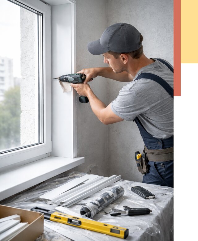 Установка пластиковых откосов в Кирове от 2287 руб. | ОТДЕЛОЧНИК-Кро монтаж, быстро и недорого