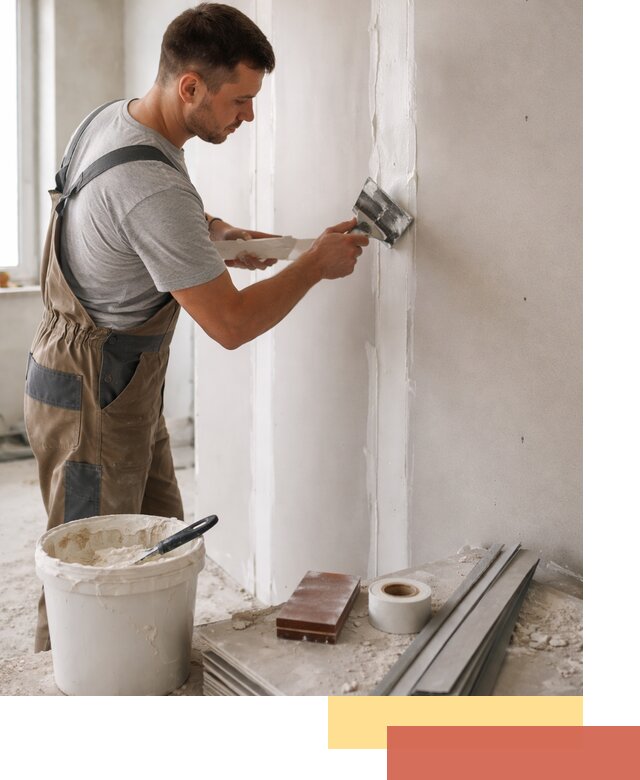 Шпаклевка перегородок из гипсокартона в Кирове качественно и быстро