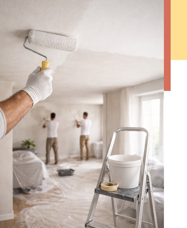 Покраска потолка акриловой краской в Кирове от 2541 руб. | ОТДЕЛОЧНИК-Кро